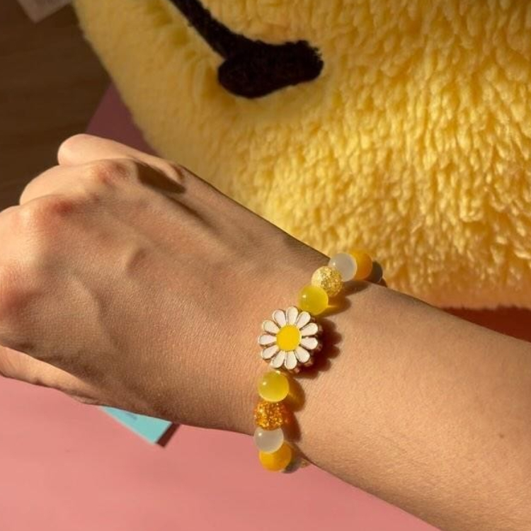 泰國 letsgetaway 幸運石手環 LOVELY DAISY