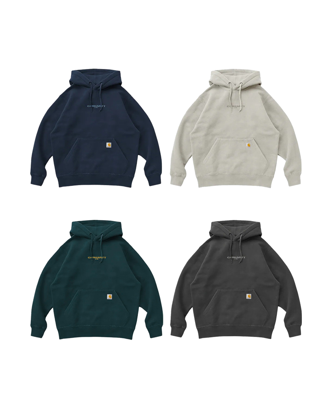 【預購】Carhartt Rain Defender Loose Fit Hoodie 寬版防潑水小LOGO帽TEE 4色