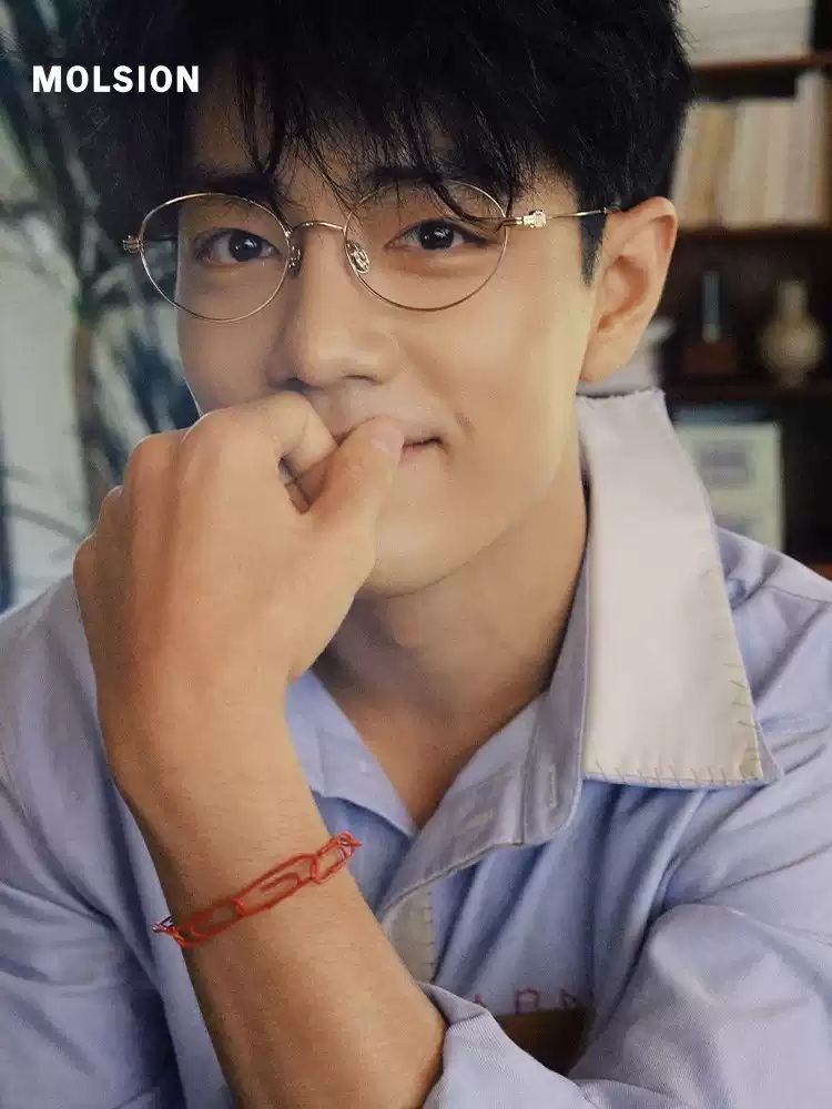 【MOLSION】MA7036 B30 橢圓框光學眼鏡♣(玫瑰金)#肖戰生日同款