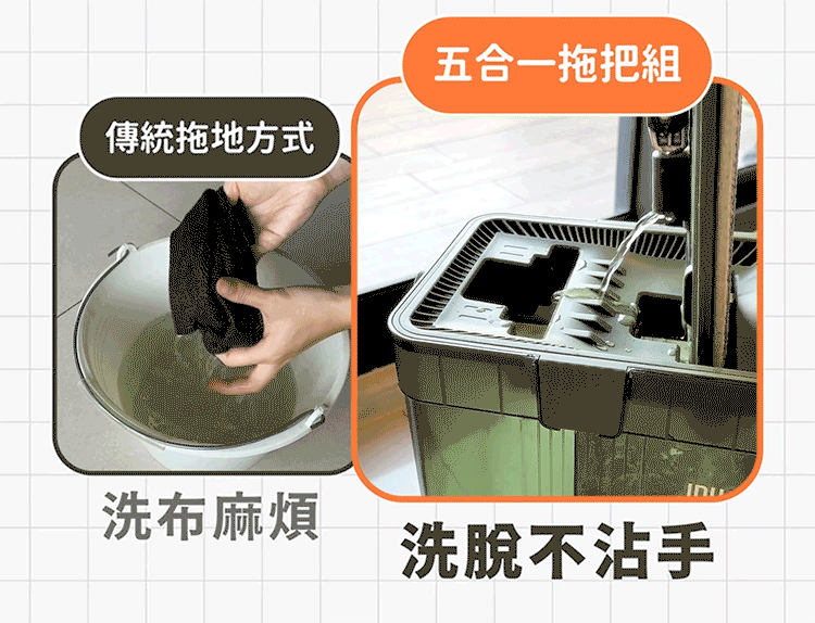 JDH－乾濕拖布組 ( 適用於五合一 38cm平板頭 )