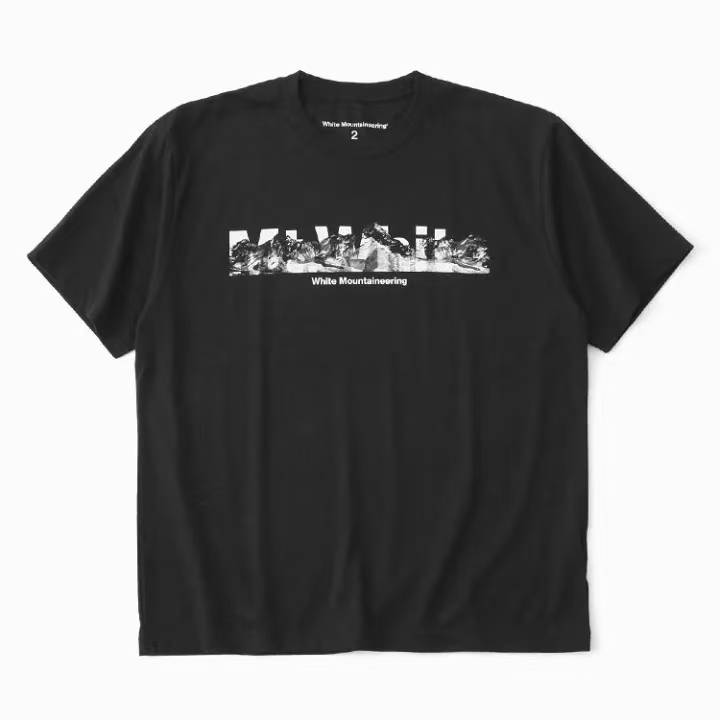 WHITE MOUNTAINEERING MOUNTAIN LOGO T-SHIRT WM2571527 BLACK