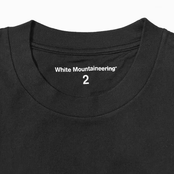 WHITE MOUNTAINEERING MOUNTAIN LOGO T-SHIRT WM2571527 BLACK