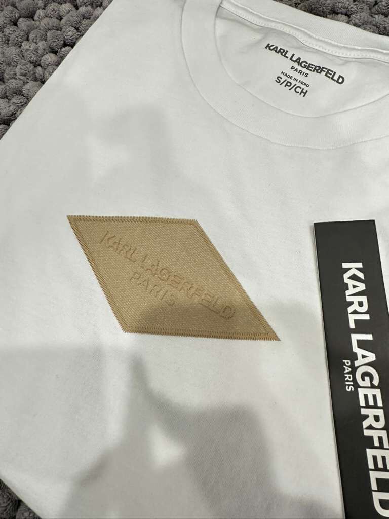 【直播】Karl Lagerfeld LL1124133 男裝短袖上衣(白色)