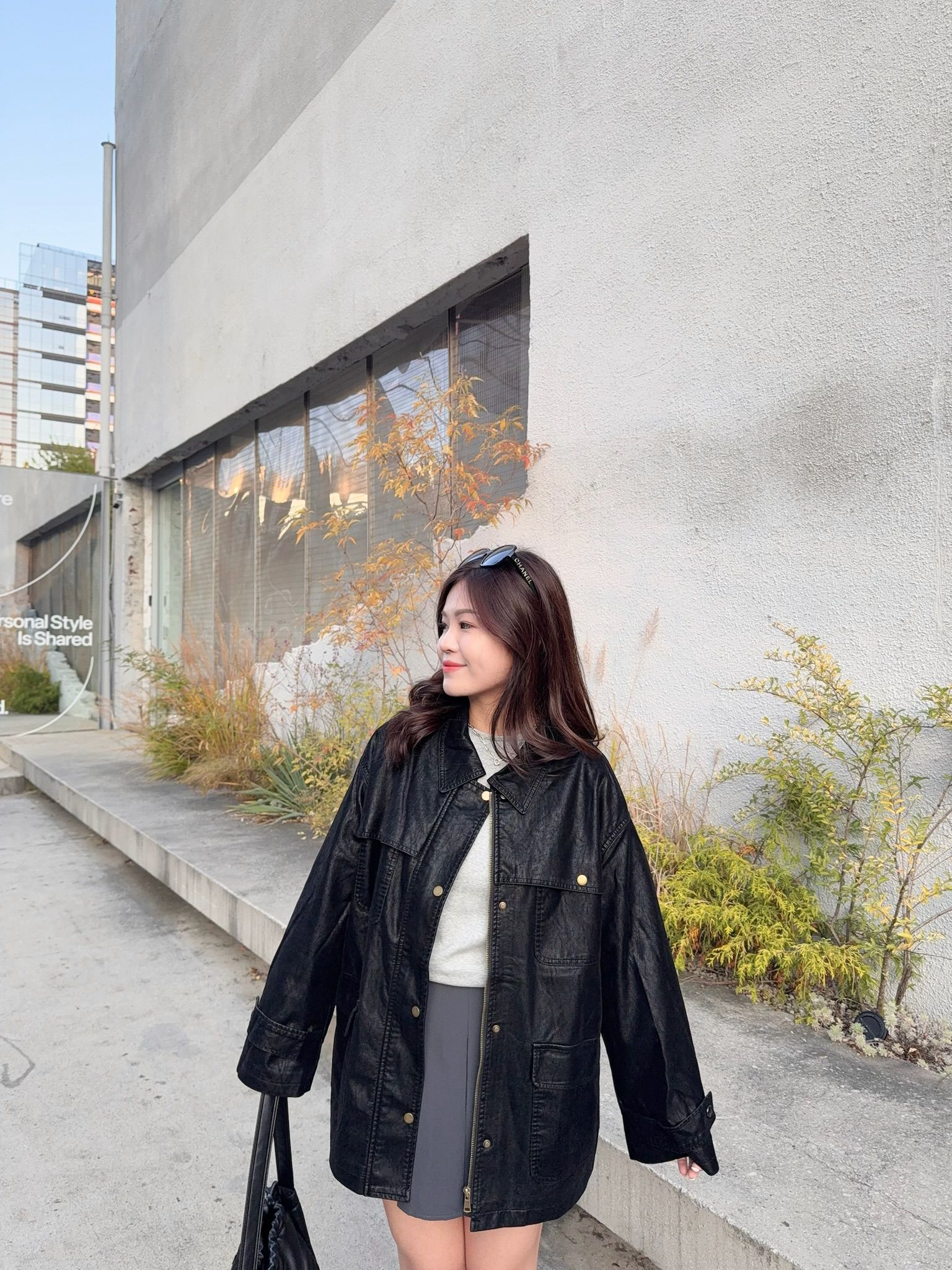 復古懷舊拉鍊外套(黑色)