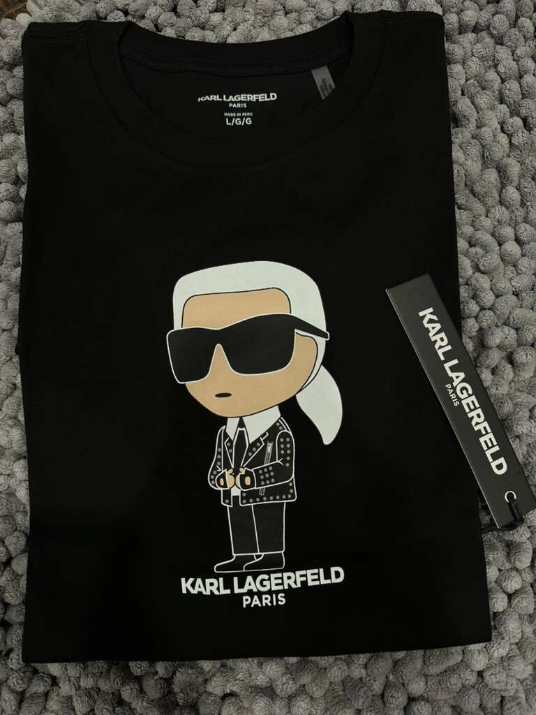 【現貨】Karl Lagerfeld LL1124134 男裝短袖上衣(黑色)