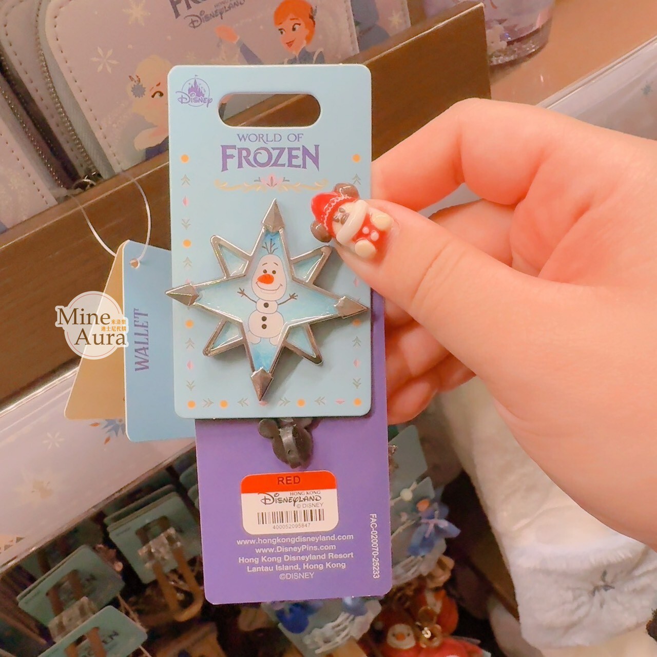 雪寶 Olaf 星星雪花 造型 徽章 PIN 冰雪奇緣 Frozen -香港迪士尼樂園