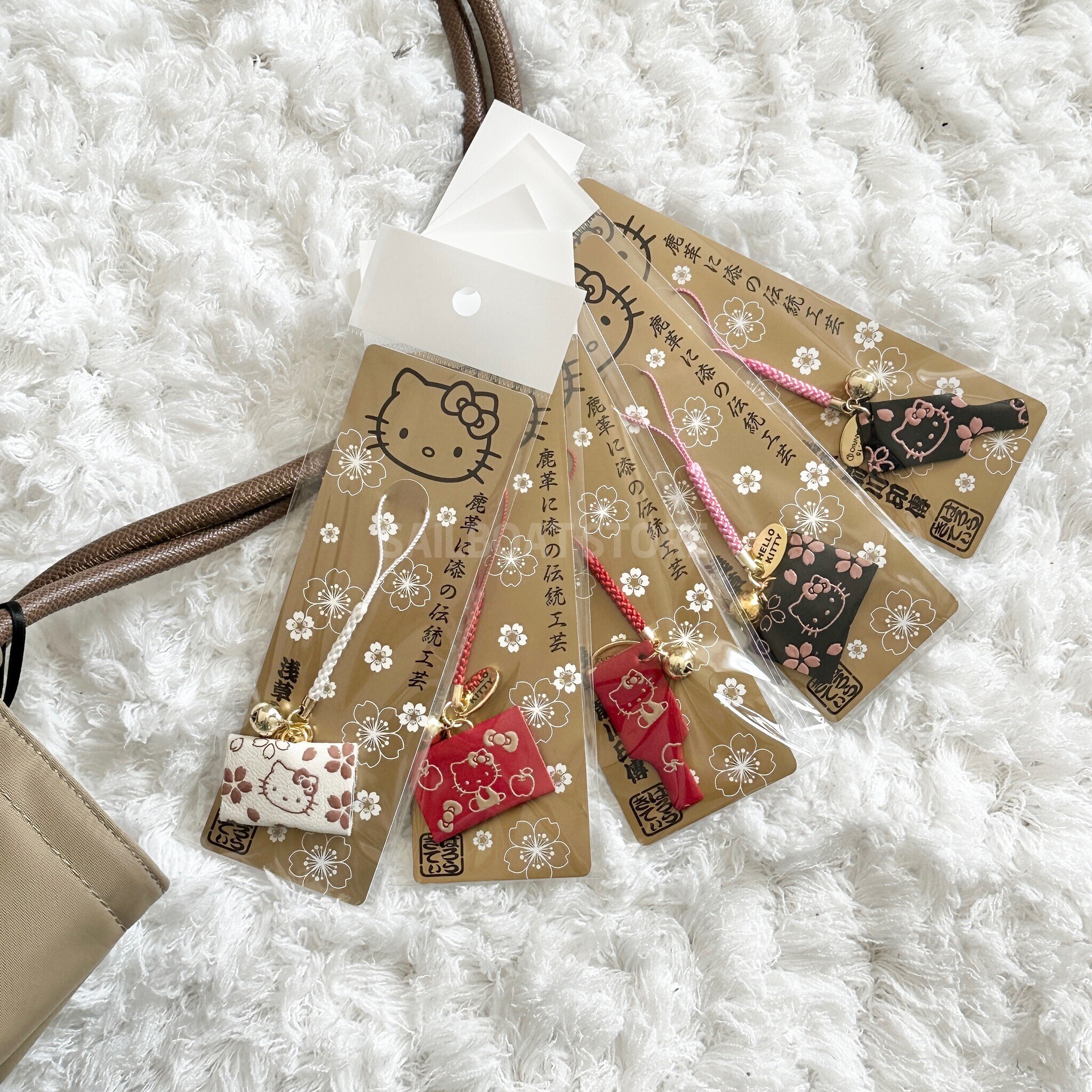 會過爐!!!日本淺草寺 前川印傳 凱蒂貓 書籤御守 吊飾