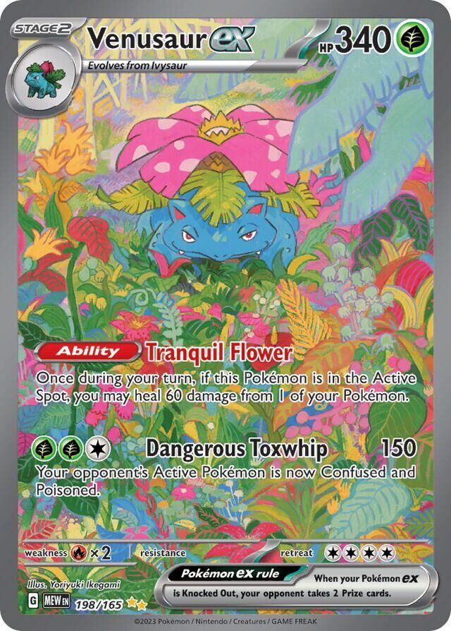 Scarlet & Violet 151 [MEW EN 198/165] - Venusaur Ex