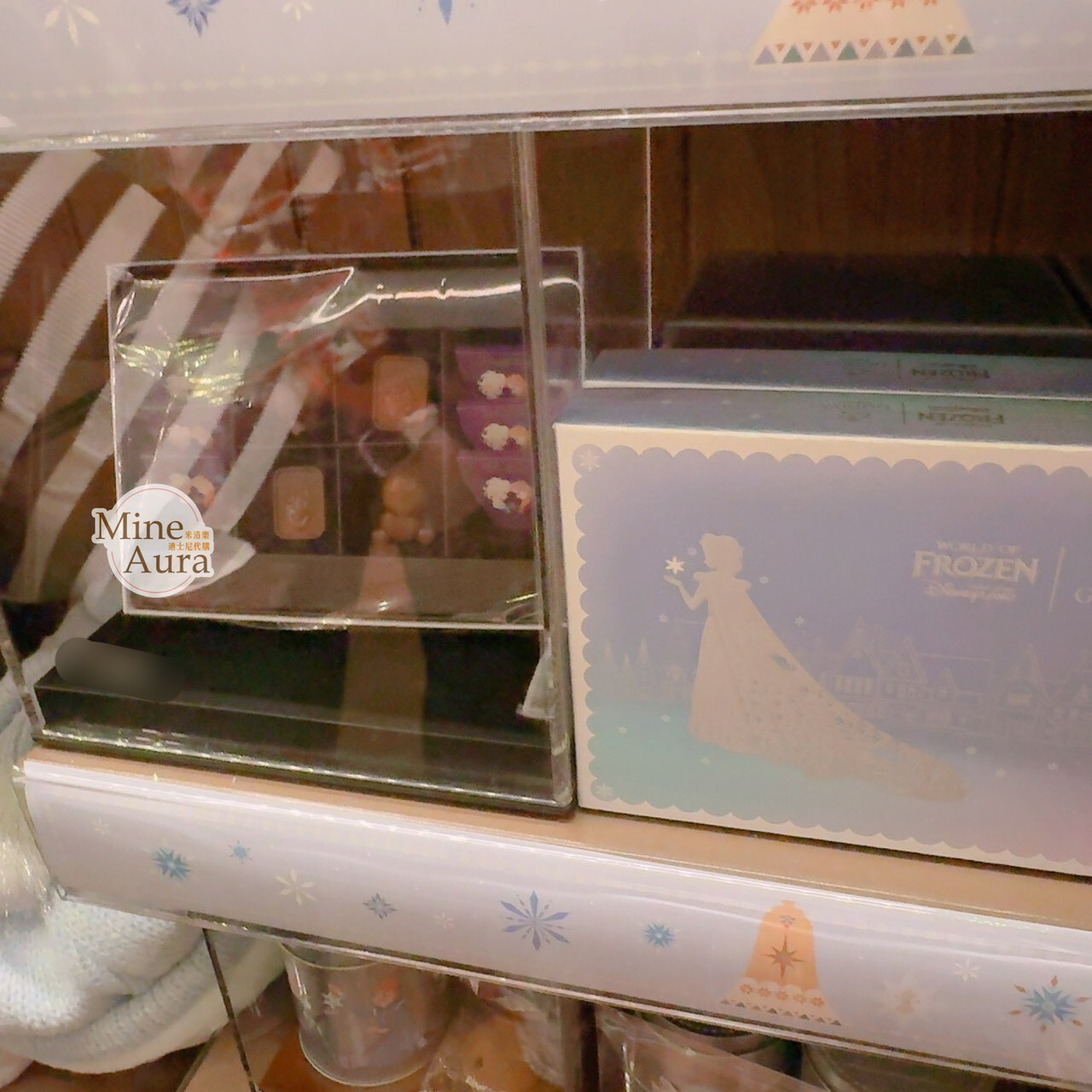 World of Frozen 限定 曲奇餅乾 剪影圖案 鐵盒 冰雪奇緣 Frozen -香港迪士尼樂園