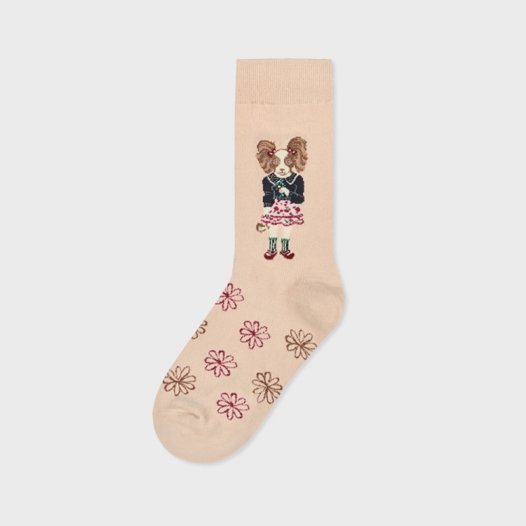 韓國 socks appeal® x Nathalie Lete 奇幻動物森林中筒襪 miss butty