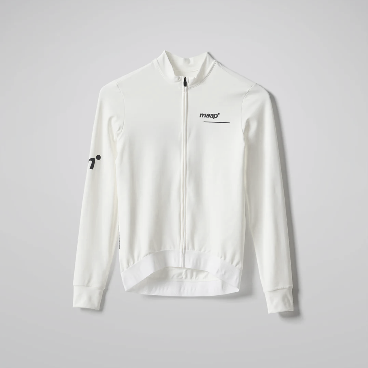 【MAAP】Training Thermal LS 男刷毛長車衣 / White 經典白