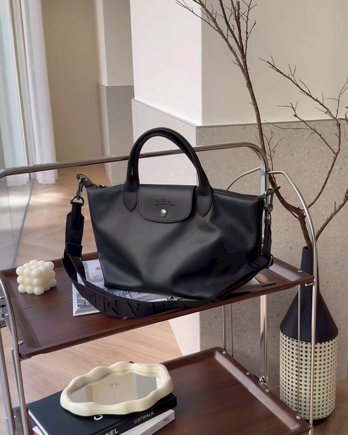 LONGCHAMP｜LE PLIAGE XTRA S 手提包 黑色