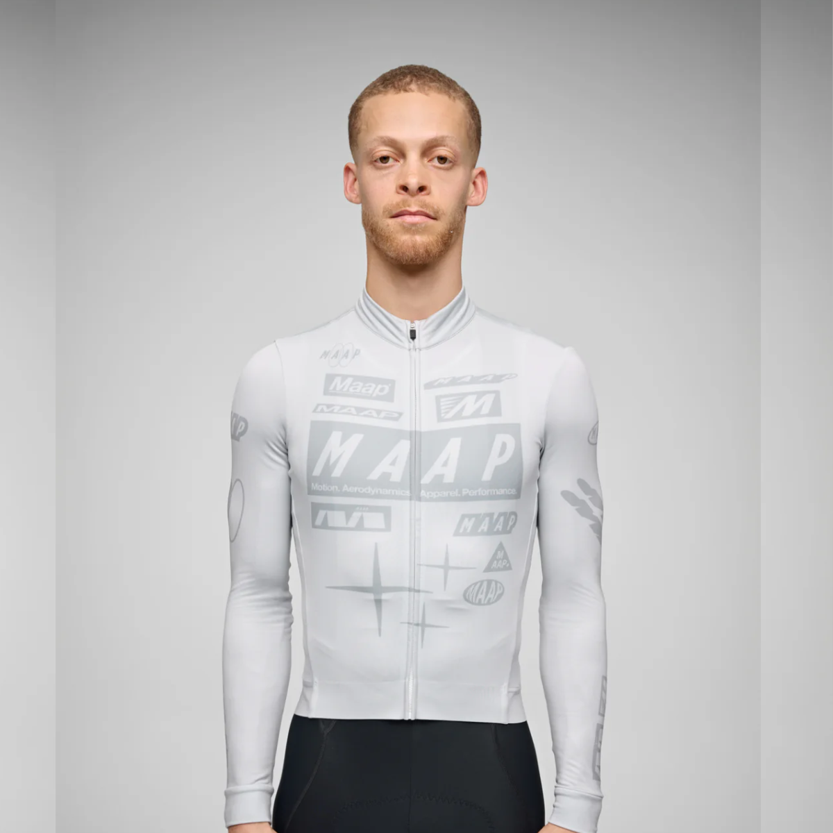 【MAAP】Drome Thermal LS 男刷毛長車衣 / Ice Gray 冰岩灰