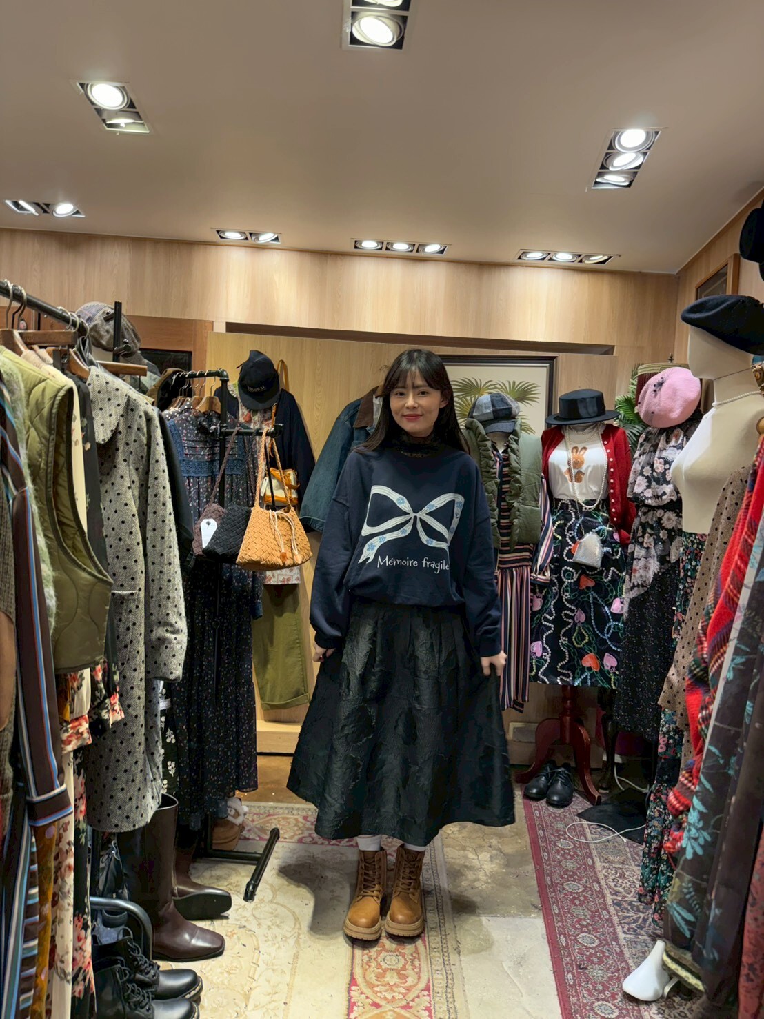 KM5272 甜美蝴蝶結圓領衛衣