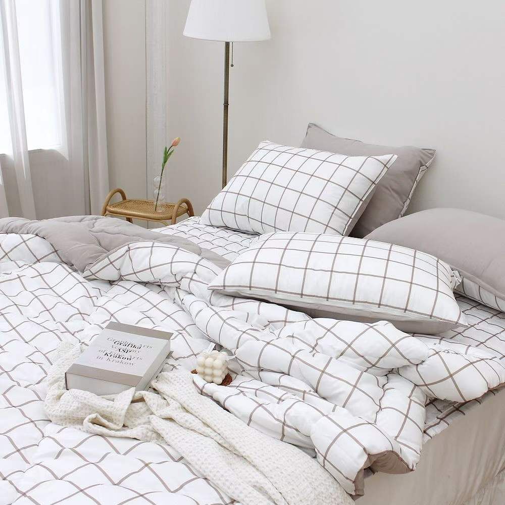 KQ5218 簡約大格紋 (四季被)