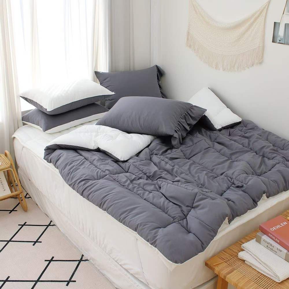 KQ5219 素面長方格縫線 (四季被)