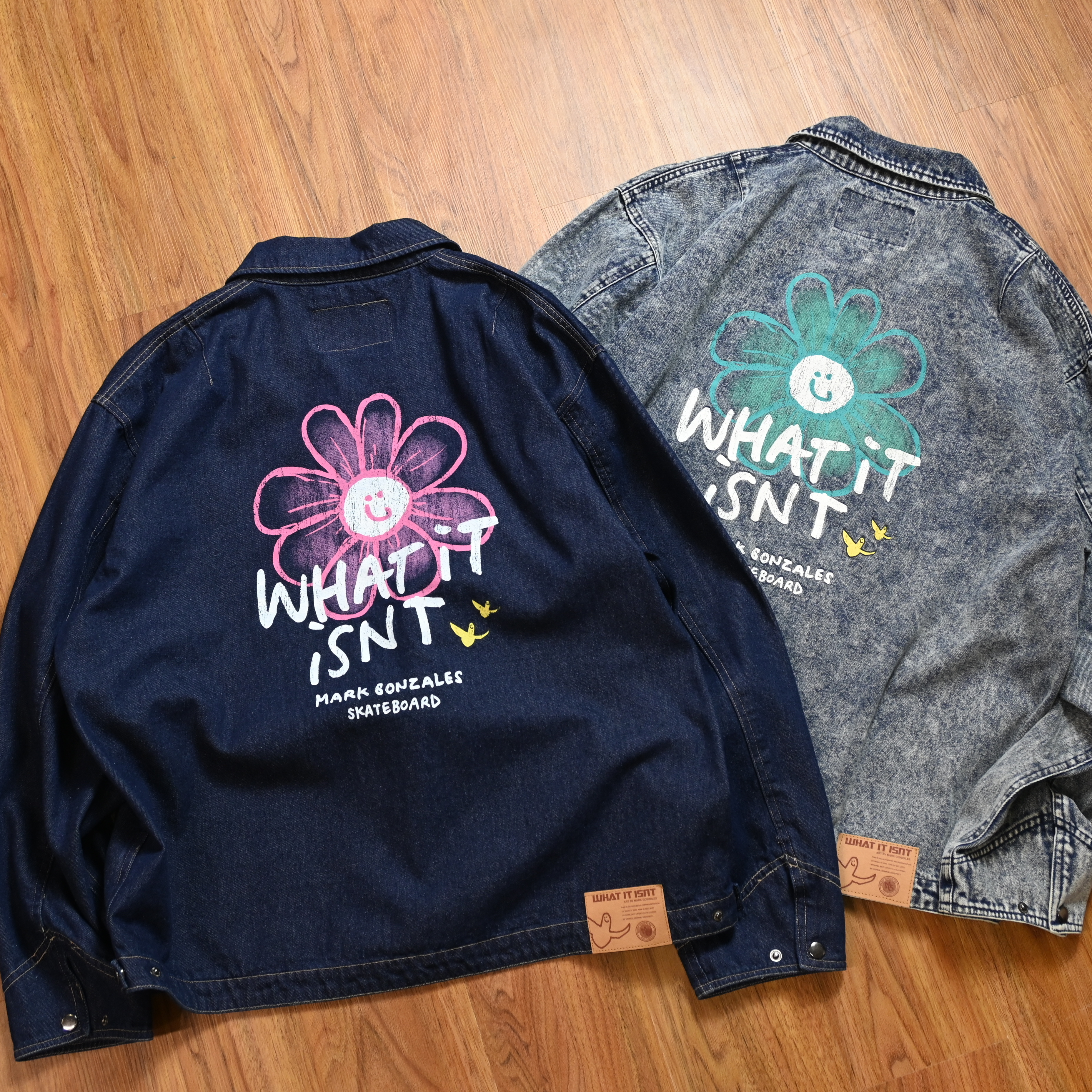 (What it isNt) ART BY MARK GONZALES Denim Work Jacket