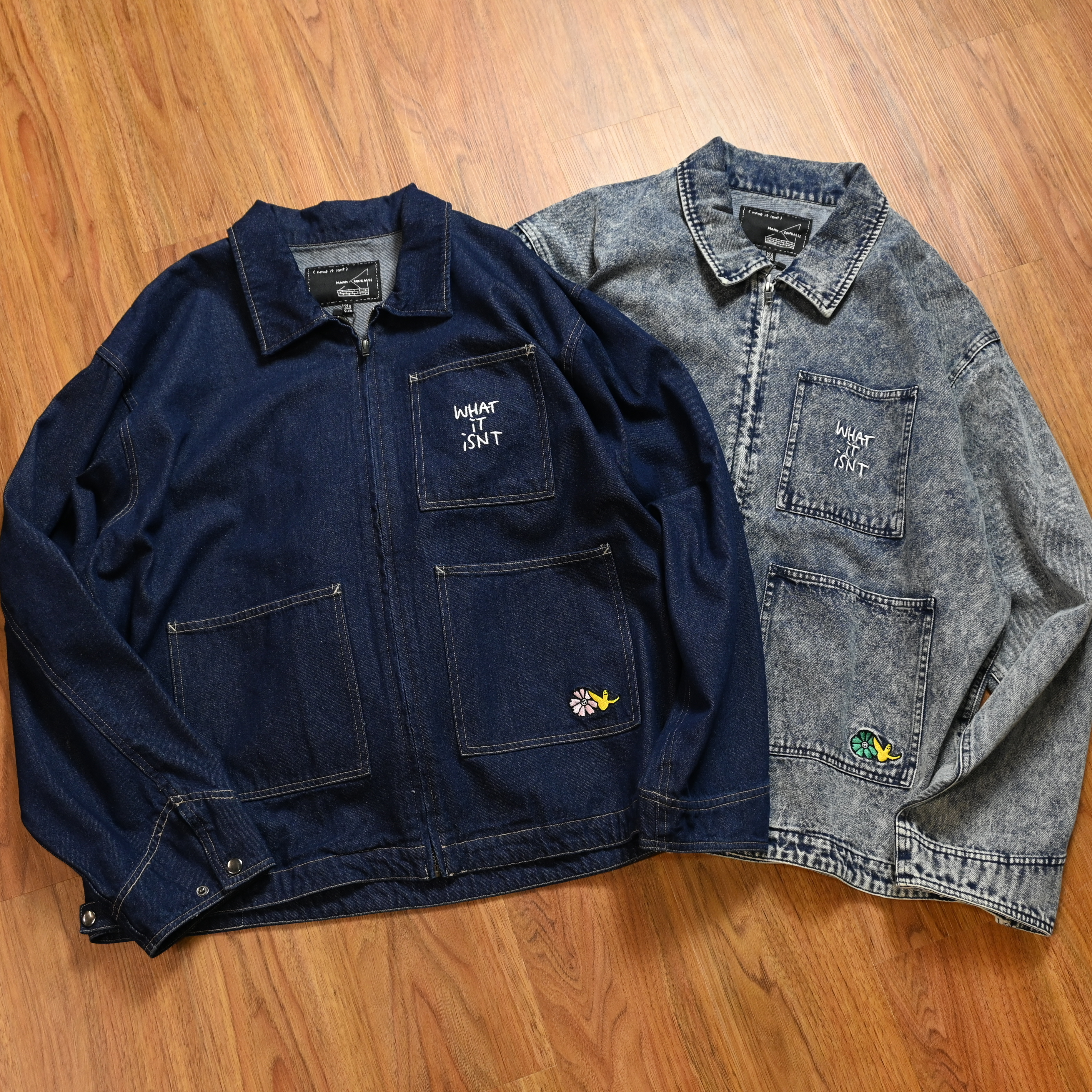 (What it isNt) ART BY MARK GONZALES Denim Work Jacket