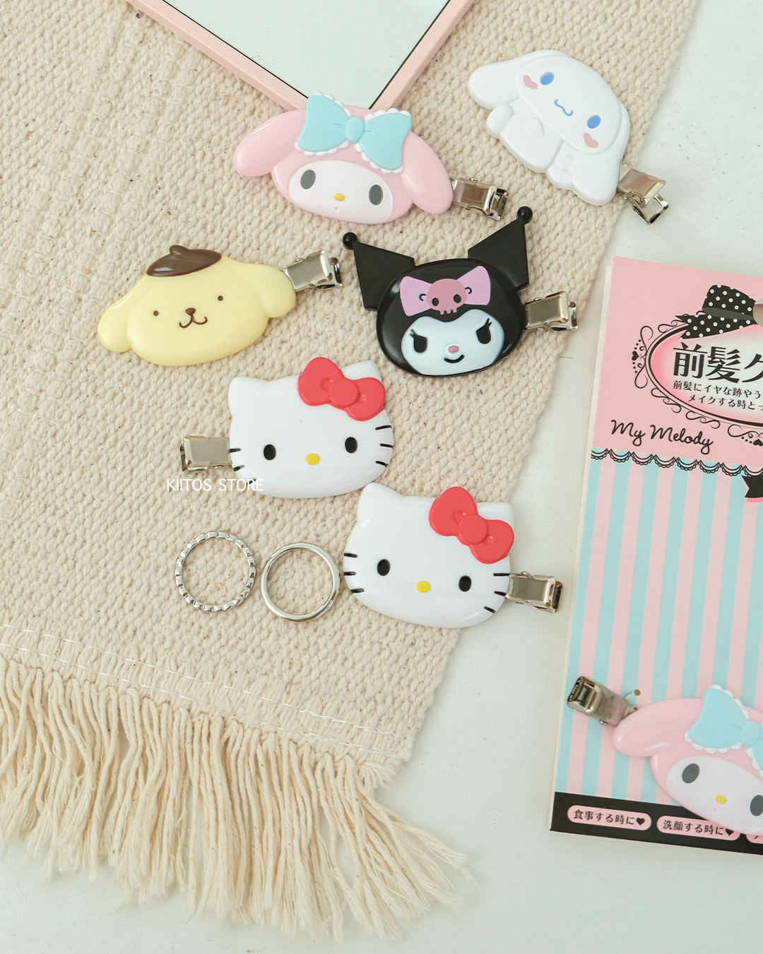 【現貨】日本代購 SANRIO 三麗鷗 瀏海髮夾