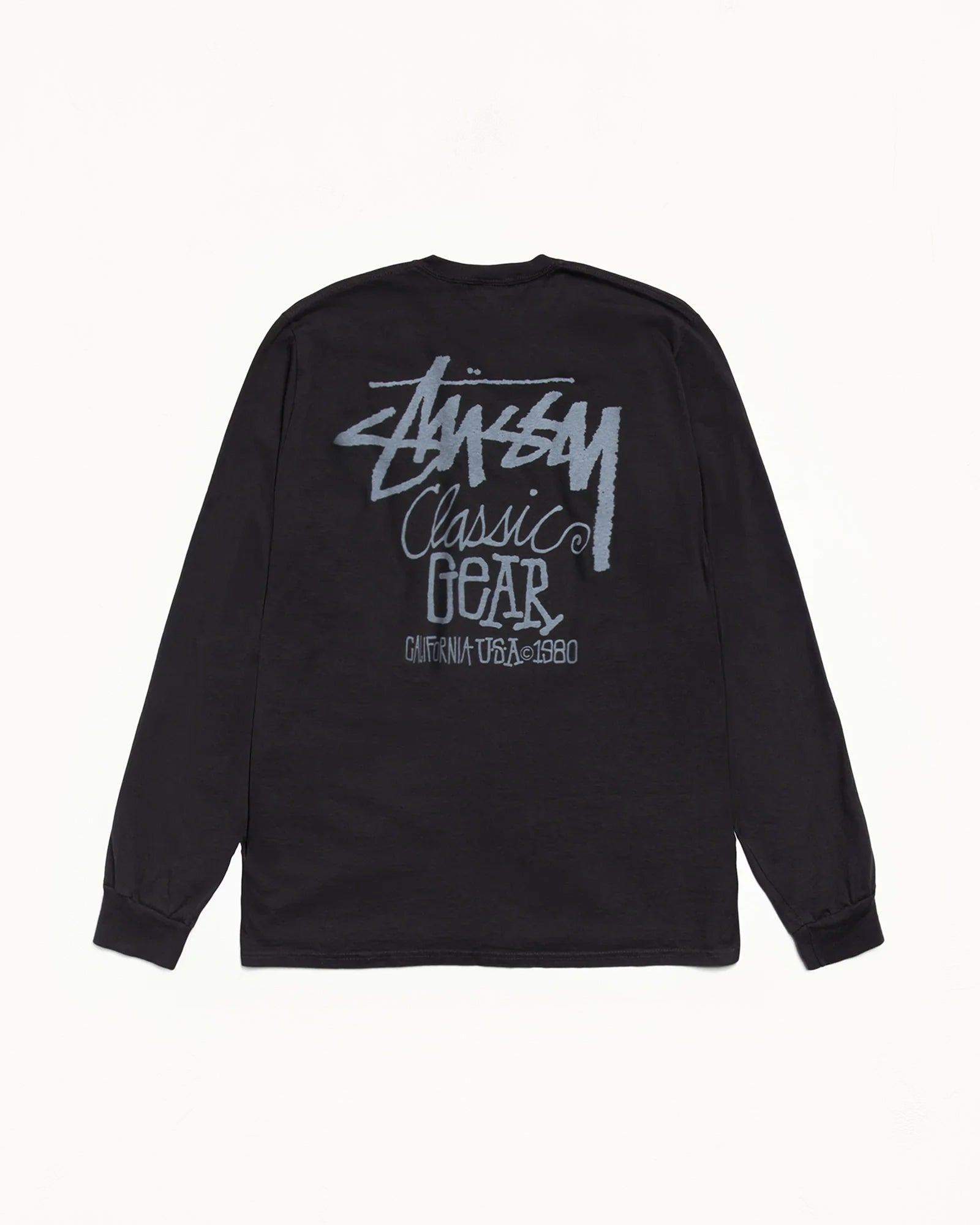 2025SS STUSSY CLASSIC GEAR L/S TEE PIGMENT DYED 水洗 長T 現貨 1995084