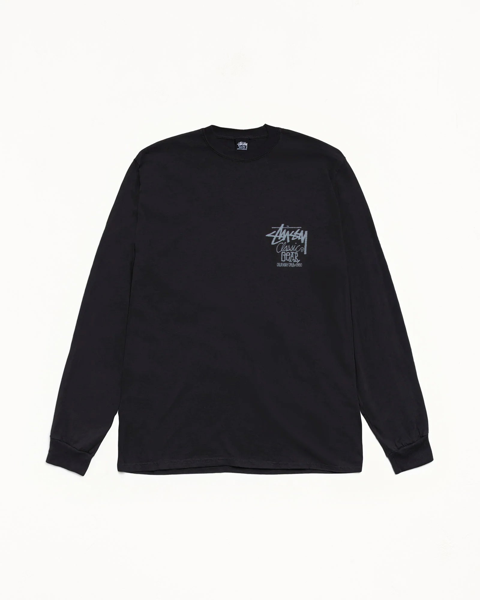 2025SS STUSSY CLASSIC GEAR L/S TEE PIGMENT DYED 水洗 長T 現貨 1995084