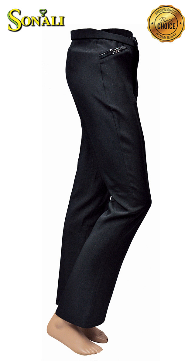 Sonali Premier Quality Office Wear Ladies Pant with High Waist Modern Casual Indian Traditional (Pant) Moving Out Sale!