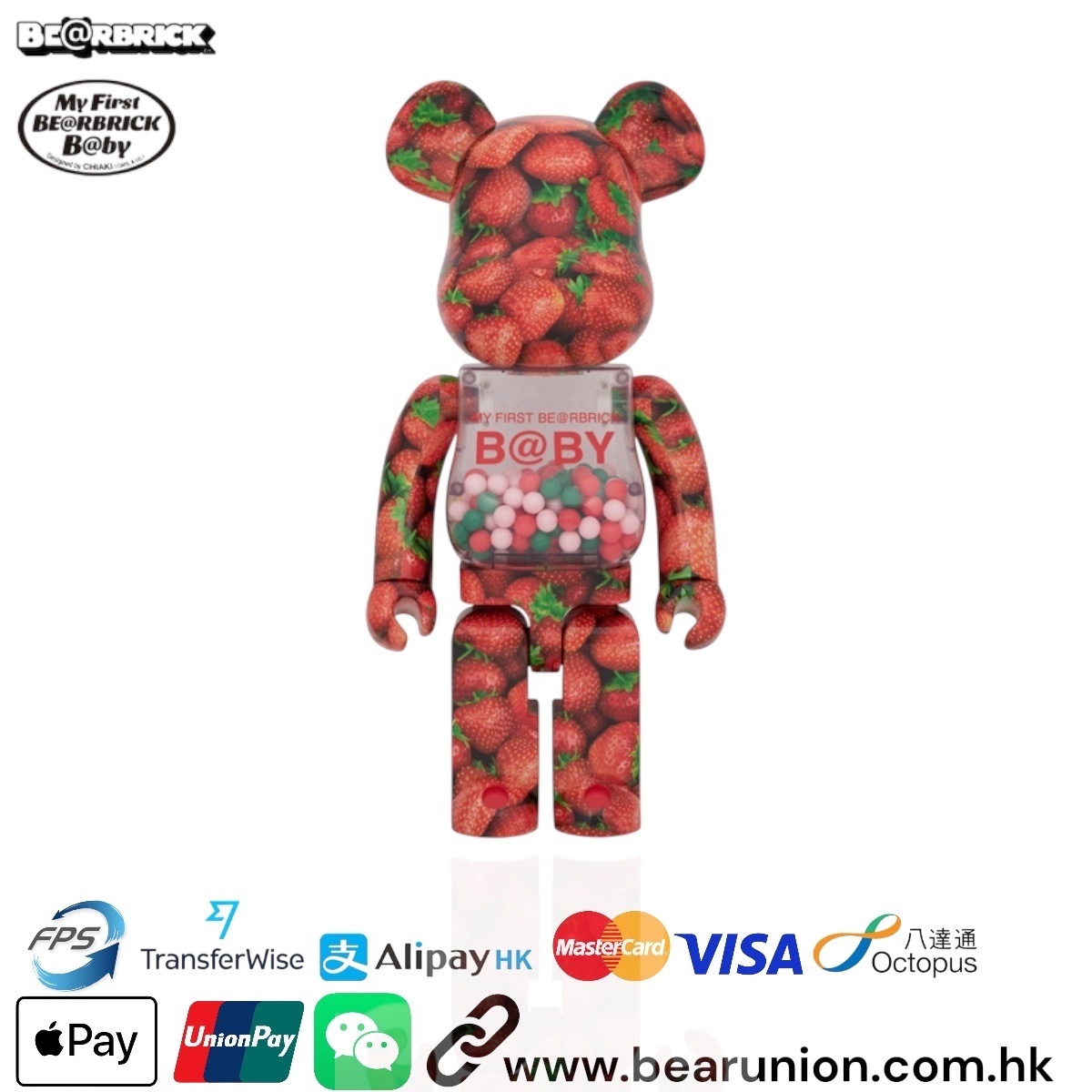 🎏預訂🎏Bearbrick 1000% B@BY Strawberry