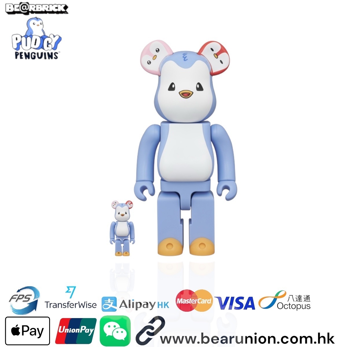 🎏預訂🎏Bearbrick 400% 100% Pudgy Penguins