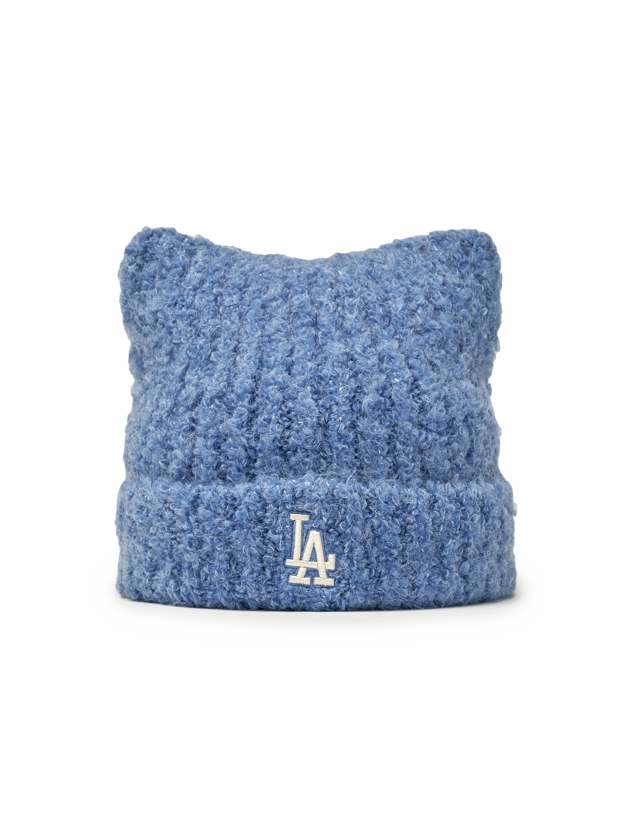 [KARINA PICK] MLB Plush Mellow Beanie 3ABNB1156-07SBD - D.SKYBLUE