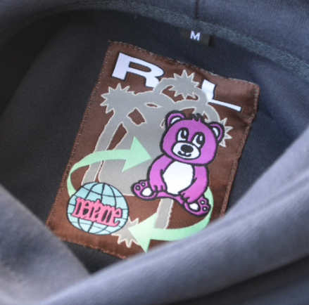 NERIAME  TAPED HOODIE (NAVY)