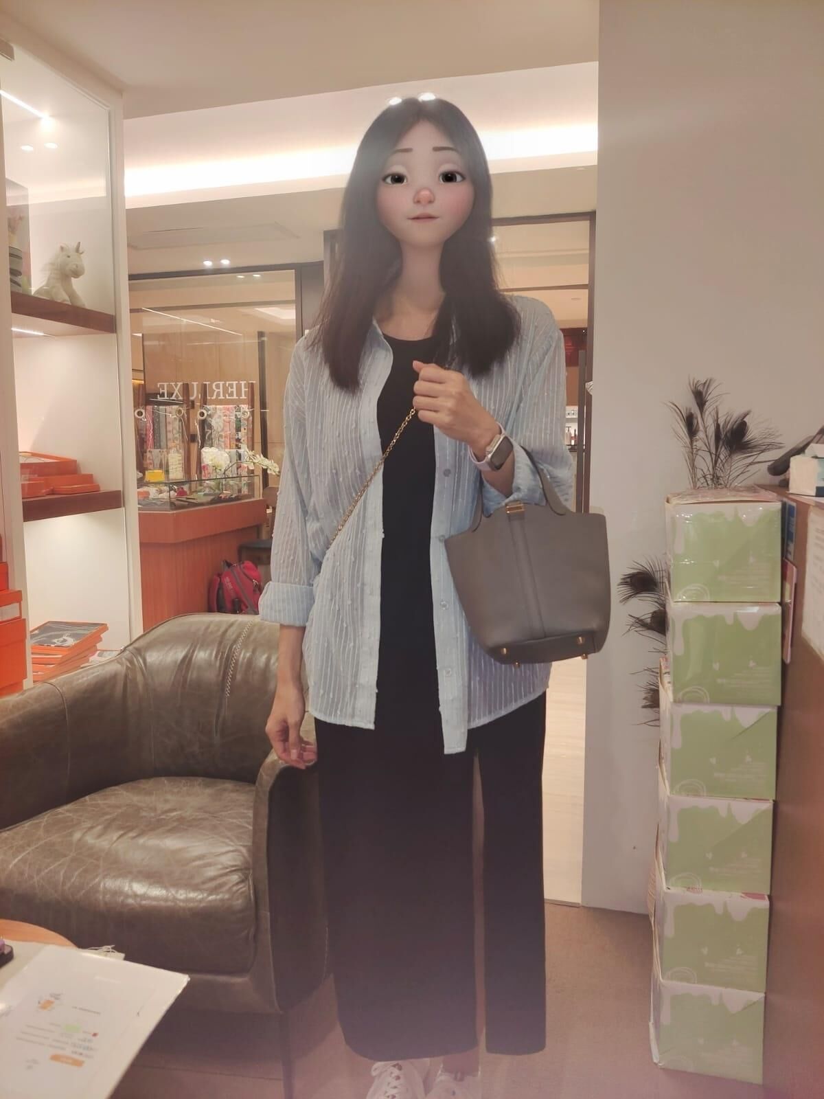 Babe 滿意抱走 Picotin 18 積雨雲灰，拎上身超好睇✨  多謝你嘅支持，期待下次再幫你揀心儀好物💝 （11/2025）