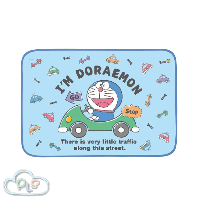 現貨 毛毯（附紐扣） I’m Doraemon 未來百貨 藍色 #40138-1