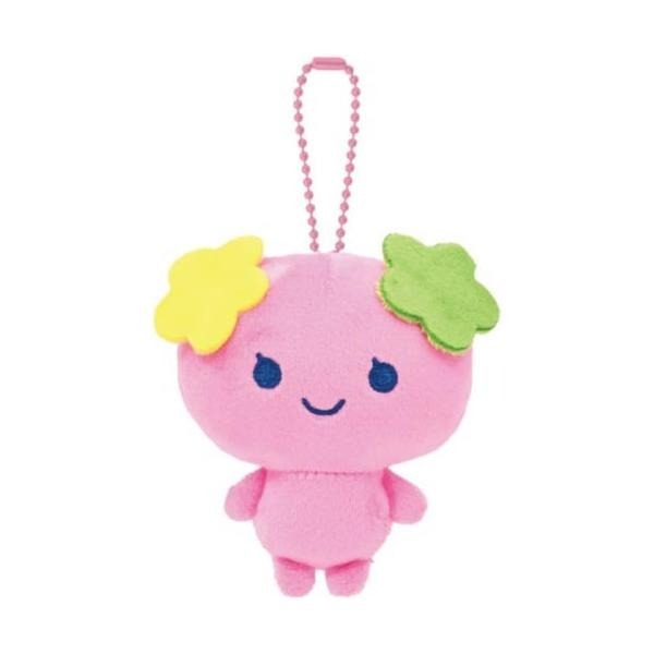 Bandai TAMAGOTCHI PARADISE 吉祥物 FLOWERTCHI 毛公仔鎖匙扣 12cm