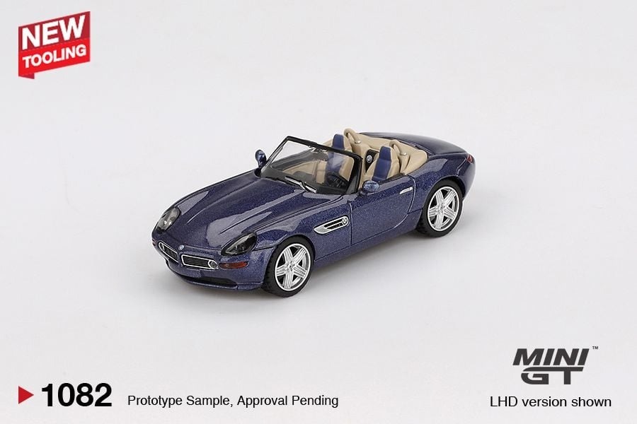 Mini GT 1/64 #1082 寶馬 BMW Z8 Alpina 阿爾卑藍 左軚 合金模型車