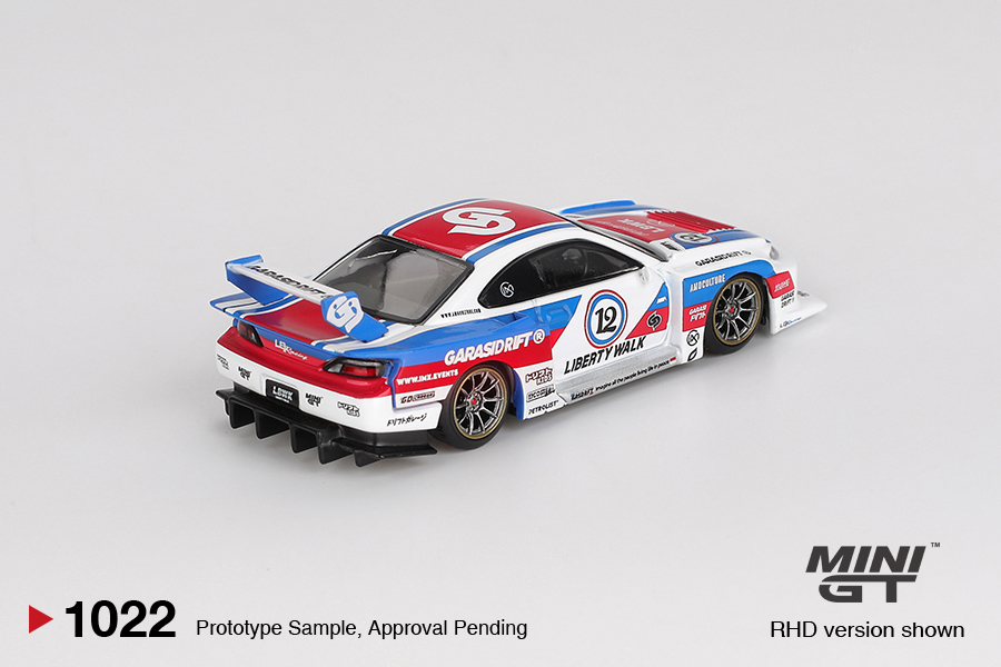 Mini GT 1/64 #1022 日產 Nissan LB-Super Silhouette S15 SILVIA GARASIDRIFT x LBW 改裝版