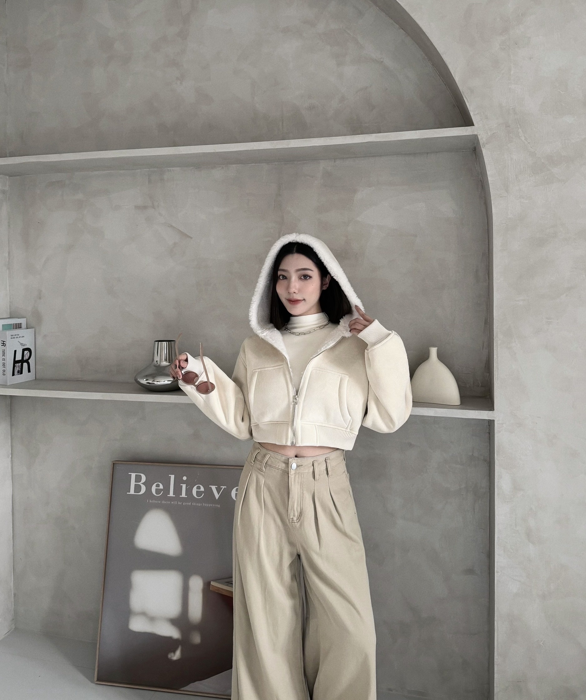 🇹🇼高訂麂皮內刷毛連帽外套