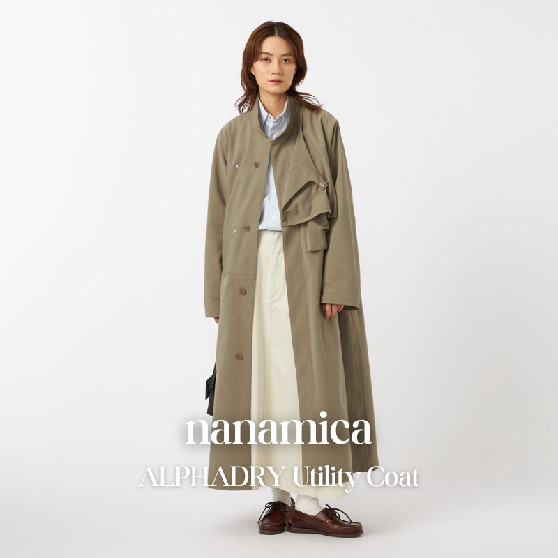 【代購】nanamica ALPHADRY Utility Coat 多功能機能外套 – 都市戶外兼具款