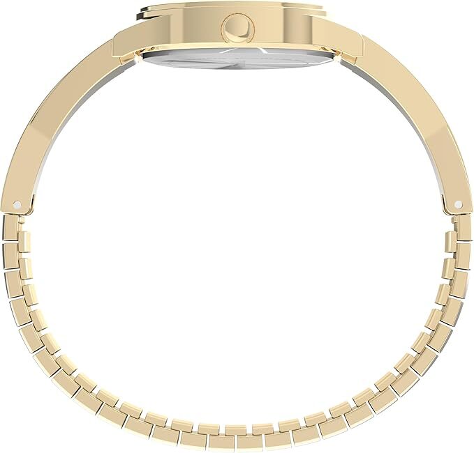 萬年鐘錶 - TIMEX 天美時  珠寶風格的金色小錶徑女錶 TW2Y39300  錶徑25MM