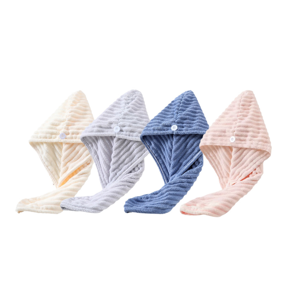 糖果絨乾髮帽【WY0295】