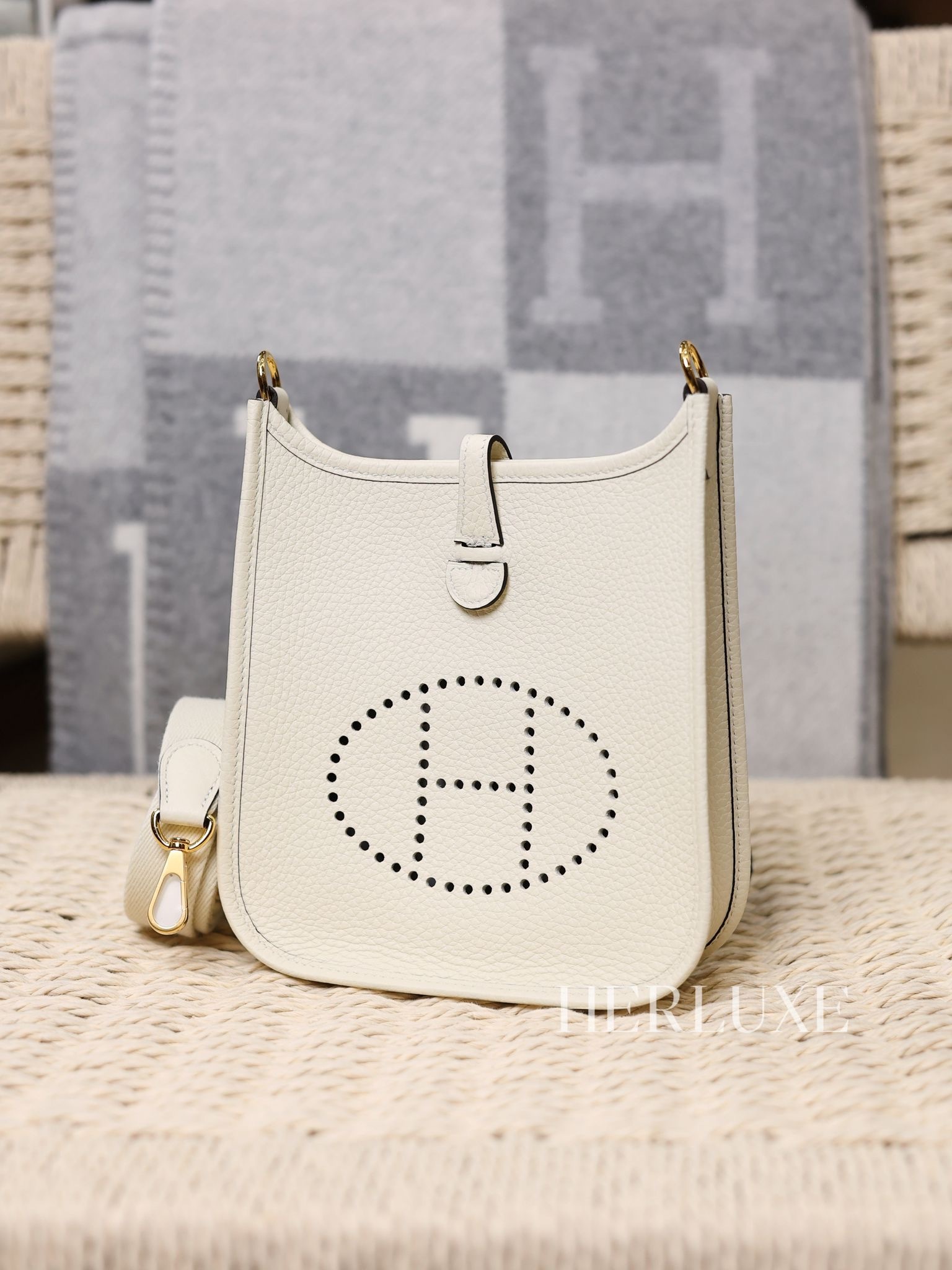 Evelyne mini S0 cream cc tc K (一代:肩帶長105cm)