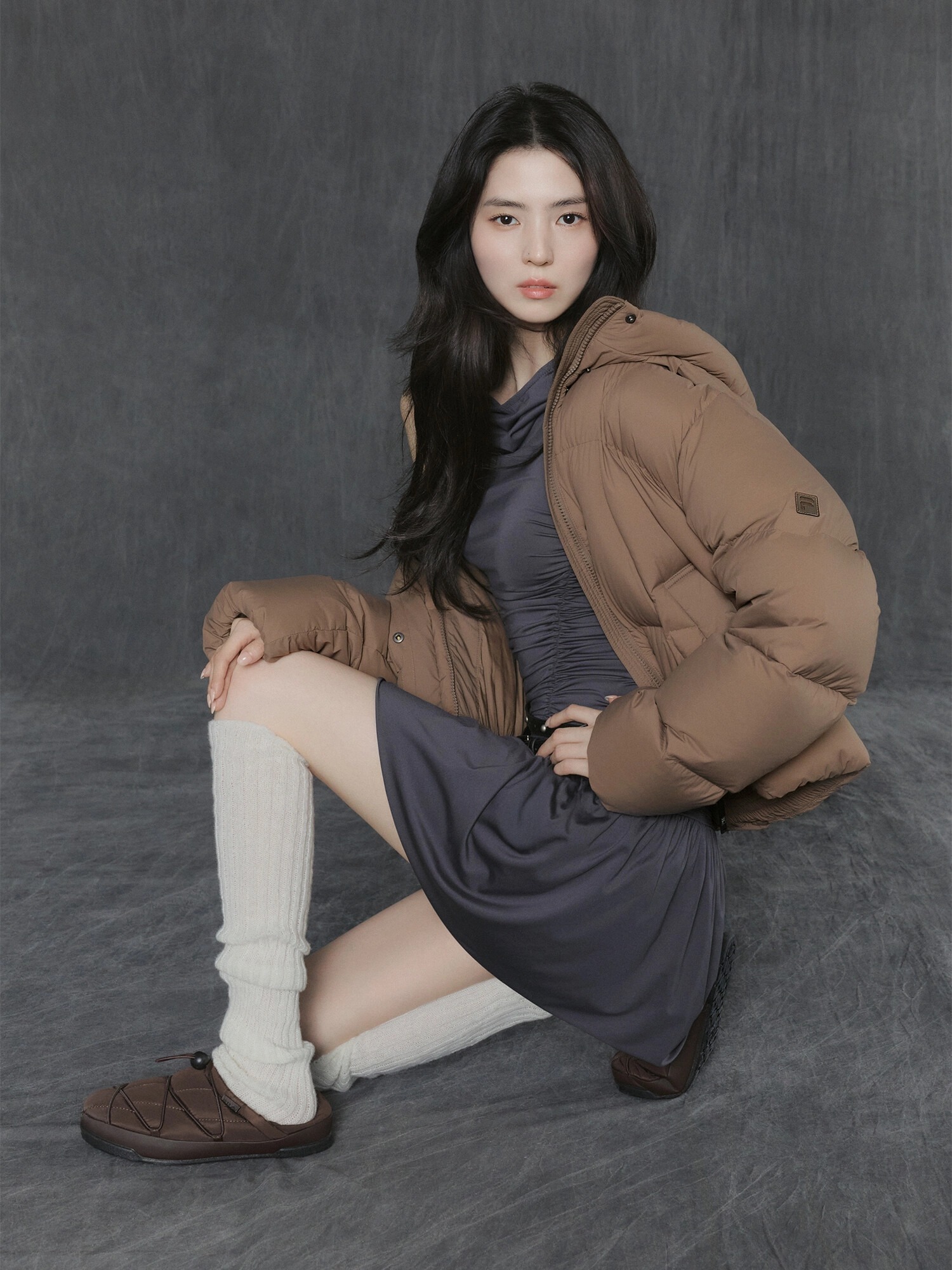 FILA WOMEN'S FLOW HOODIE DOWN JACKET