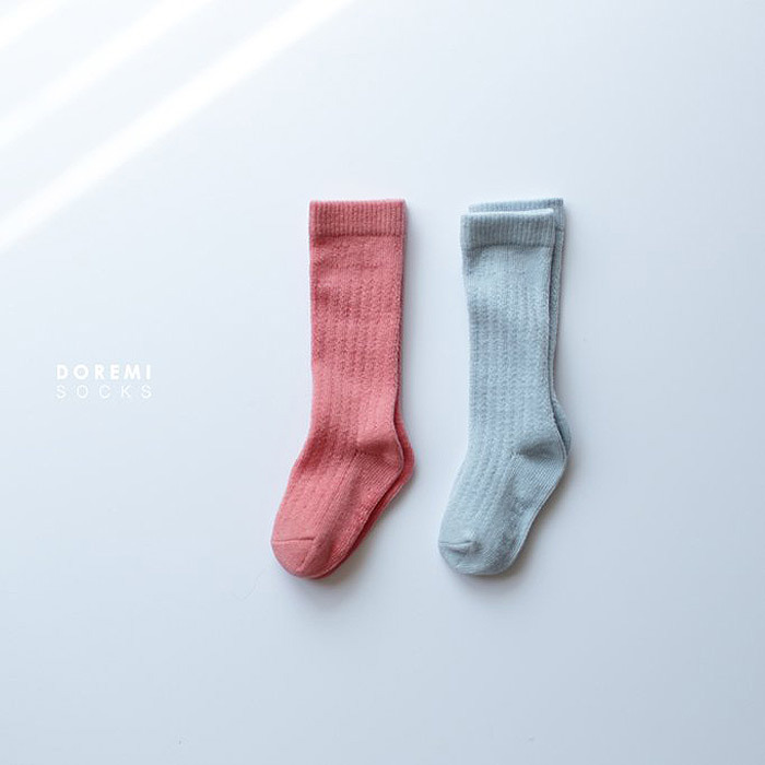 正韓DOREMI 基礎色中長襪組