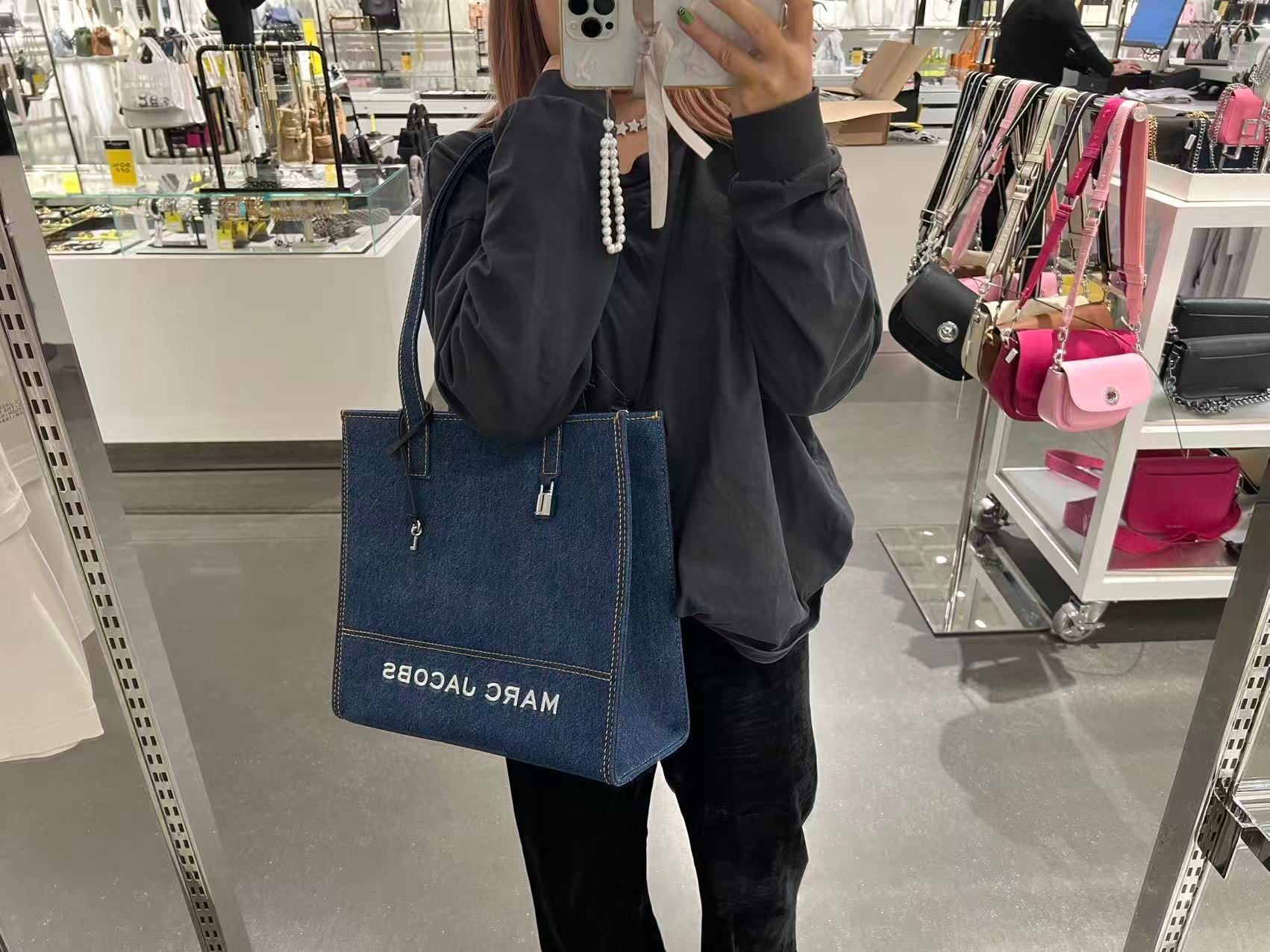 【直播】MARC JACOBS LL1124212 牛仔 TOTE BAG