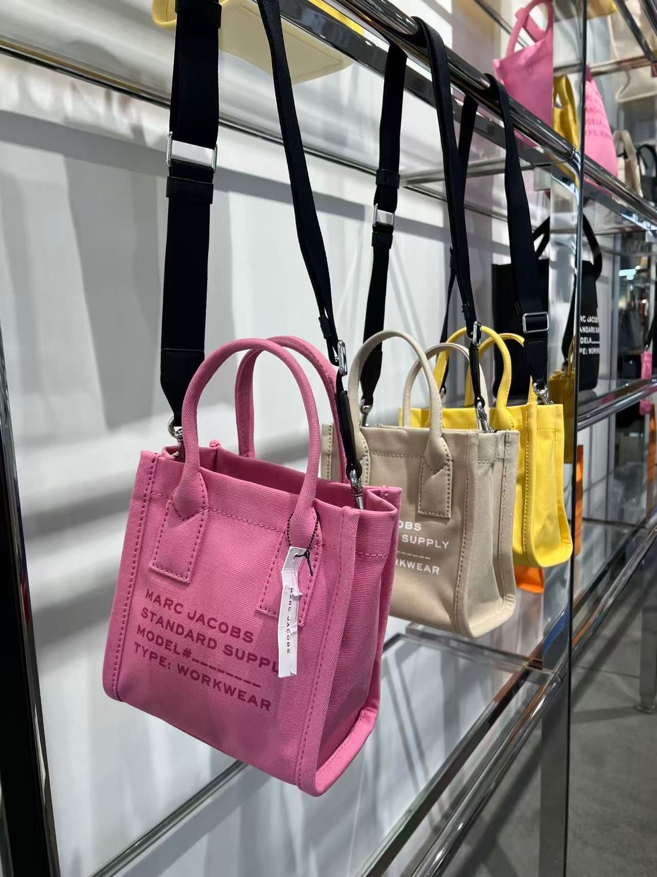 【直播】MARC JACOBS LL1124215 帆布方型包