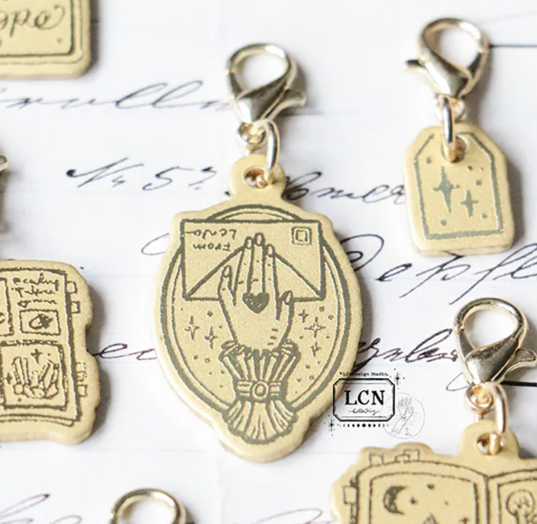 手夾 黃銅吊飾｜吉LCN