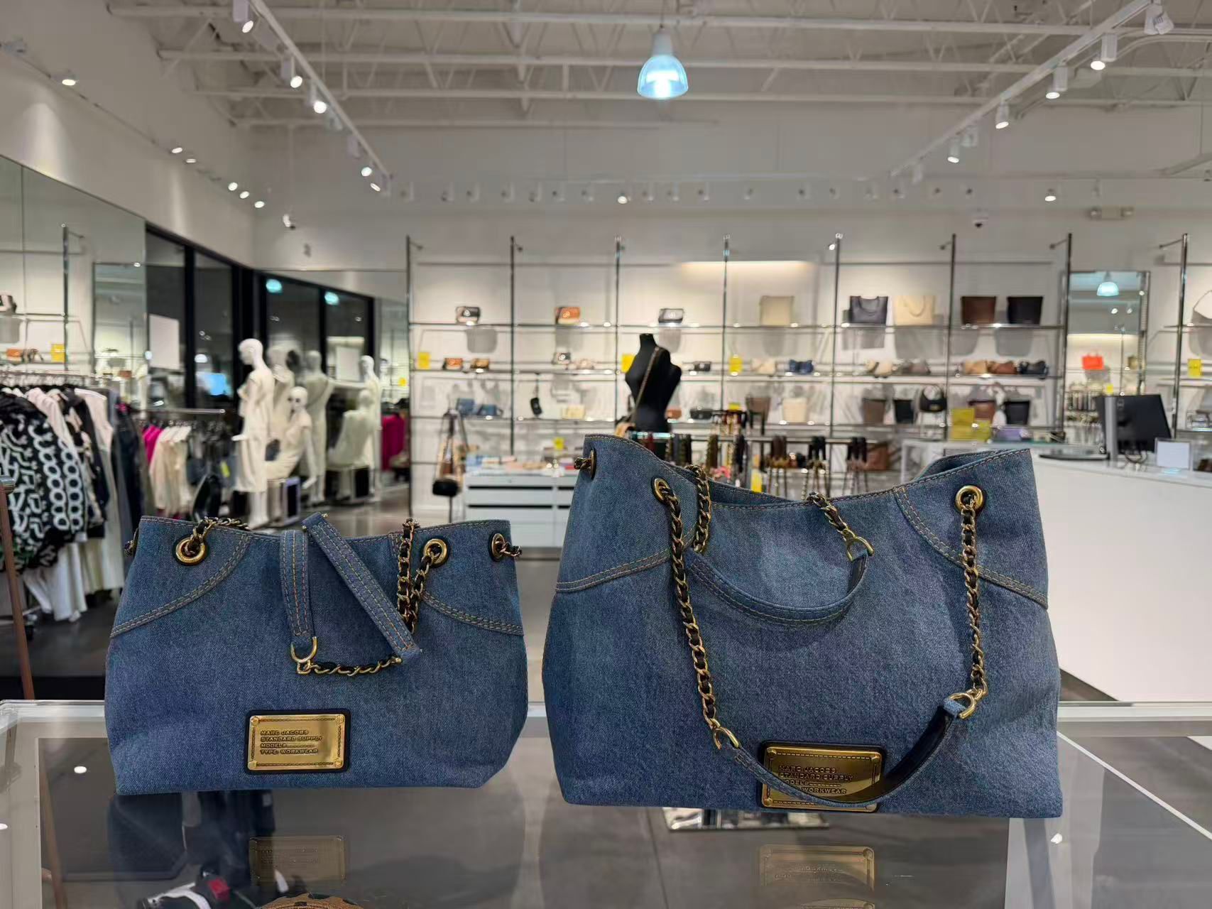 【直播】MARC JACOBS LL1124601 牛仔單肩袋