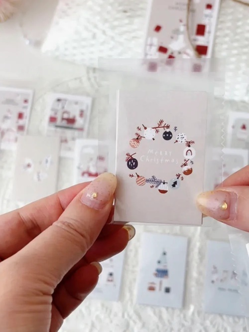 韓國 ggaggong．迷你聖誕素材紙包 24張