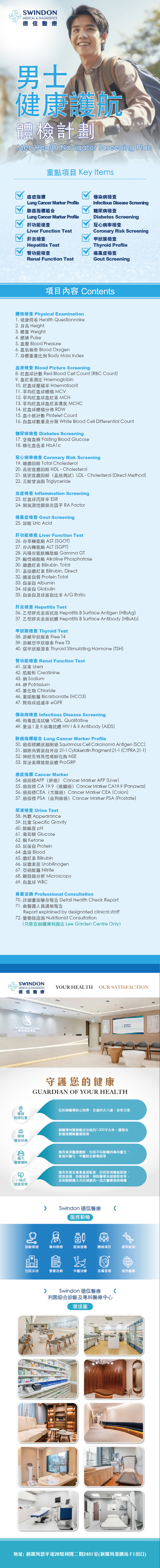 德信醫療 Swindon Medical 身體檢查 Health Check