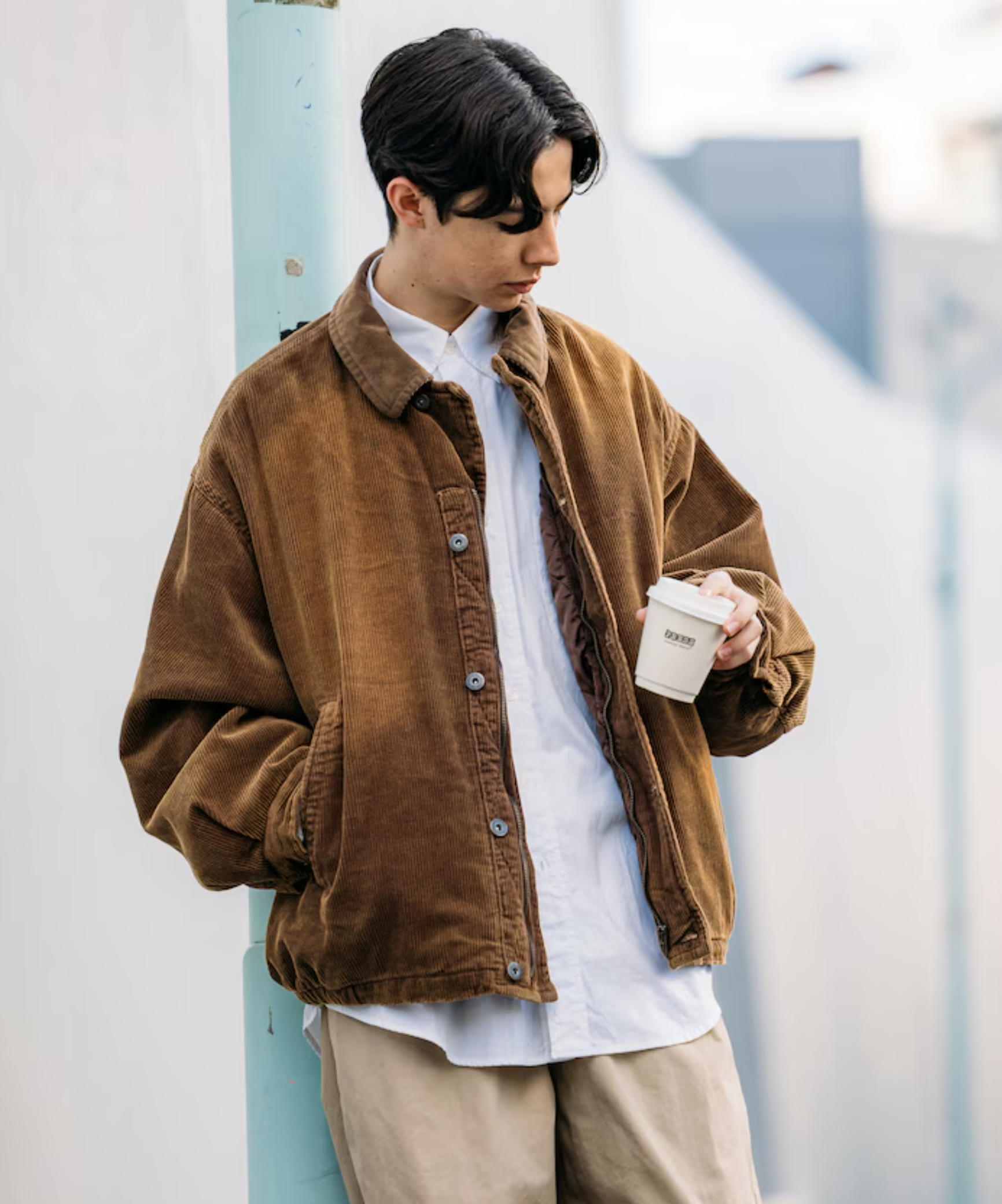 預訂 | Nautica Japan Padded Bleach Corduroy Short Jacket 燈芯絨 中棉 漂白