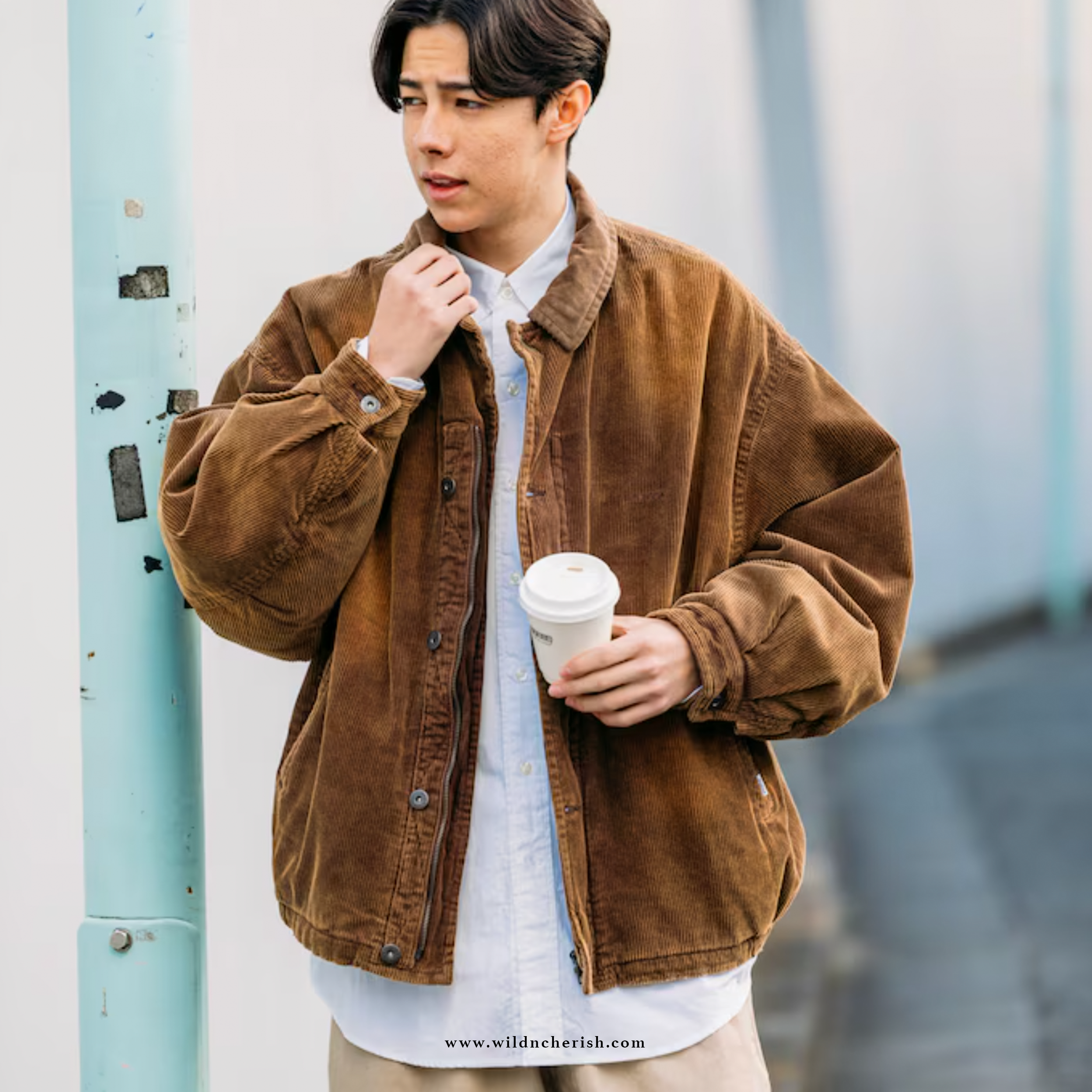 預訂 | Nautica Japan Padded Bleach Corduroy Short Jacket 燈芯絨 中棉 漂白